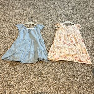 Two 4t baby girl dresses